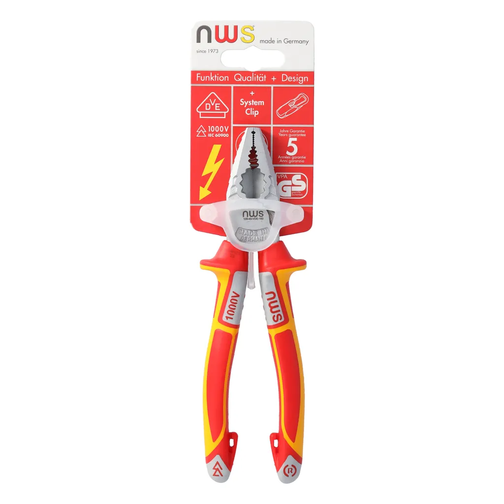 Pinza Combinata NWS 180mm CombiMax VDE | Qualità Solingen Originale - 12
