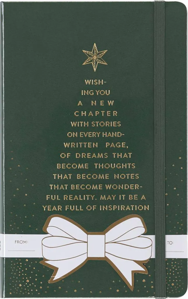Carnet de notes Moleskine Holiday L/A5 Vert Myrte - Reliure Rigide - 8