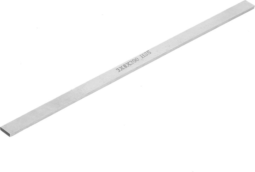 HSS Hochgeschwindigkeitsstahl Drehmaschine Drehen Werkzeug Quadrat Weiß Stahl Bar Strip (3*8*200mm)