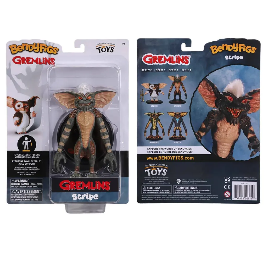 Stripe Gremlins Figurine Déco 15 cm Bendyfigs Noble Collection Pro