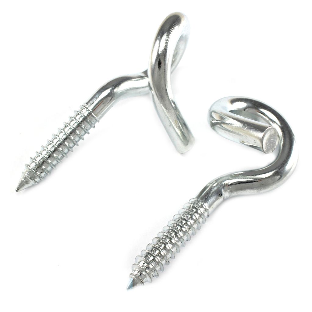 2 Schaukelhaken 110mm Schraubhaken Haken Hängematte Produktbild 