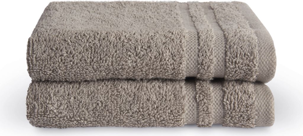 Byrklund Gästetuch Bath Basics Taupe - 2x 30x50 cm