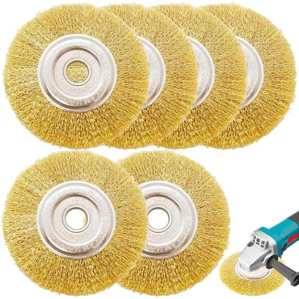 Nettoyer sans rayer avec le set de 6 brosses laiton spécial joints fins