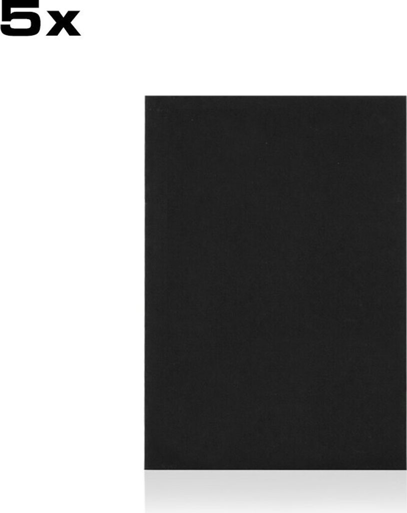 Neutrale Karten für RACEFOXX Pitboard, klein, 5er Pack