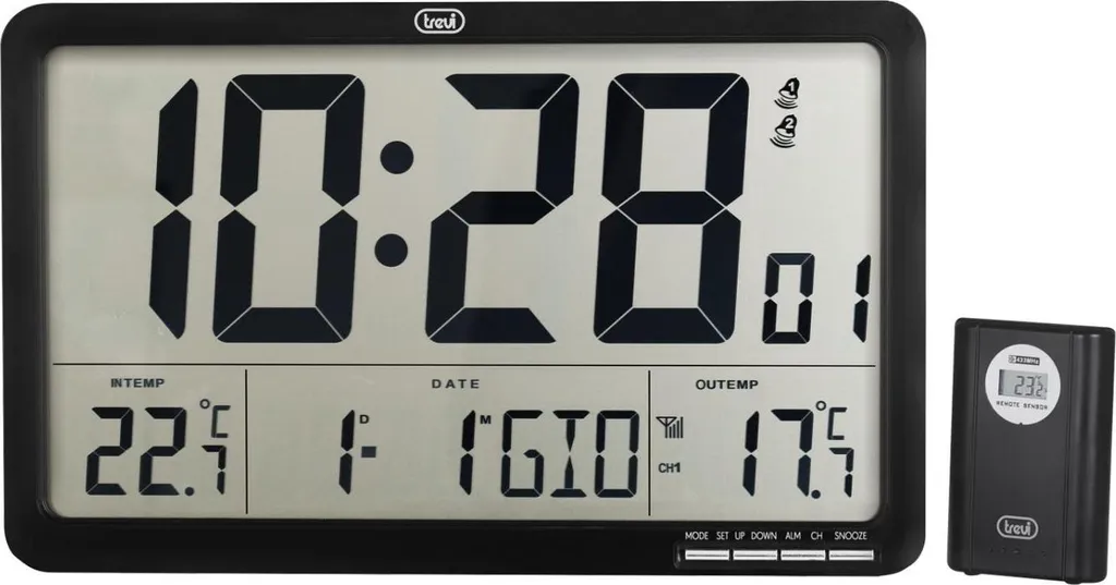 Horloge Murale Silencieuse Trevi OM 3560 RC pour Bureau et Cuisine