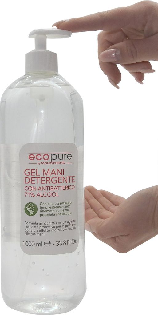 1000 ml Desinfektionsmittel Handgel 71% Alkohol Gel Produktbild 