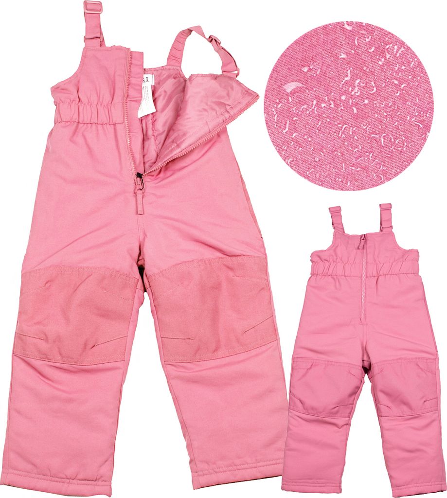 Wasserdichter Winteroverall für Kinder, verlängerte Beine, FIRI, Rosa, 104