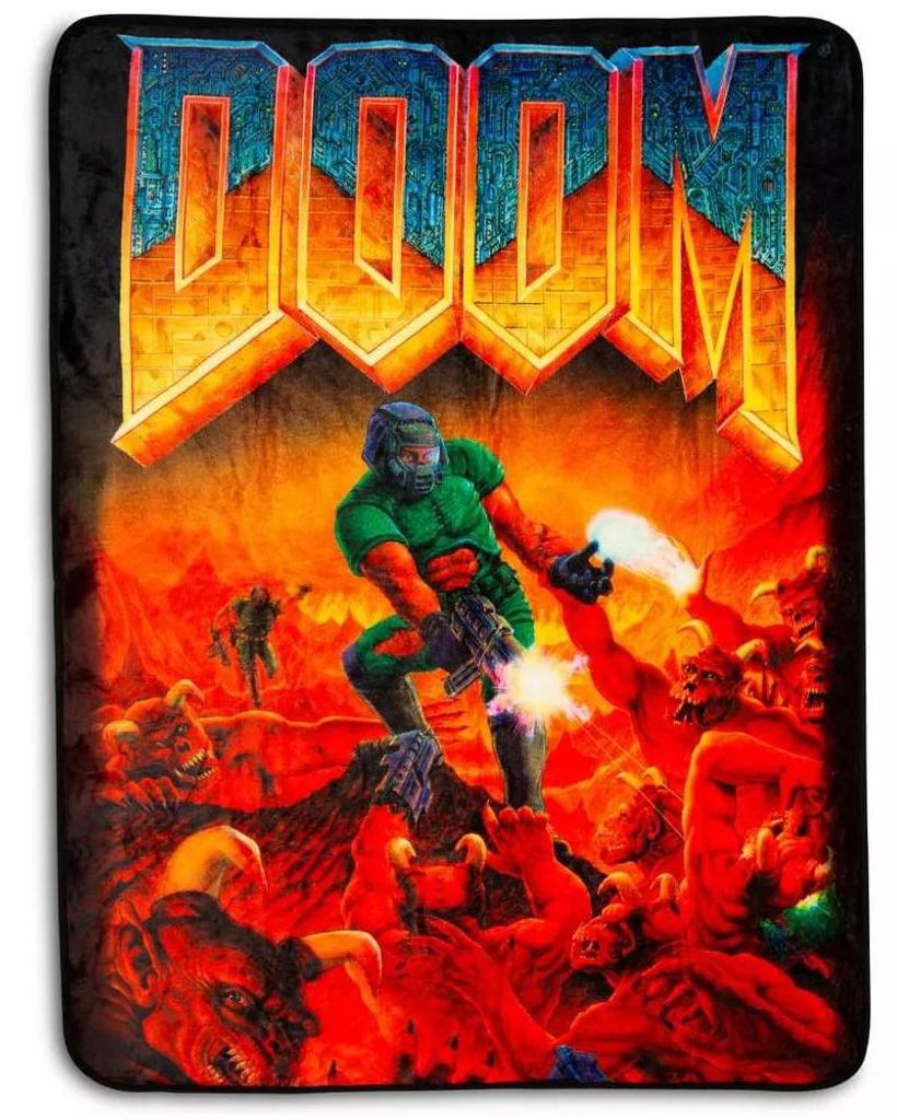 DOOM Classic Fleece-Decke 45x60 Zoll