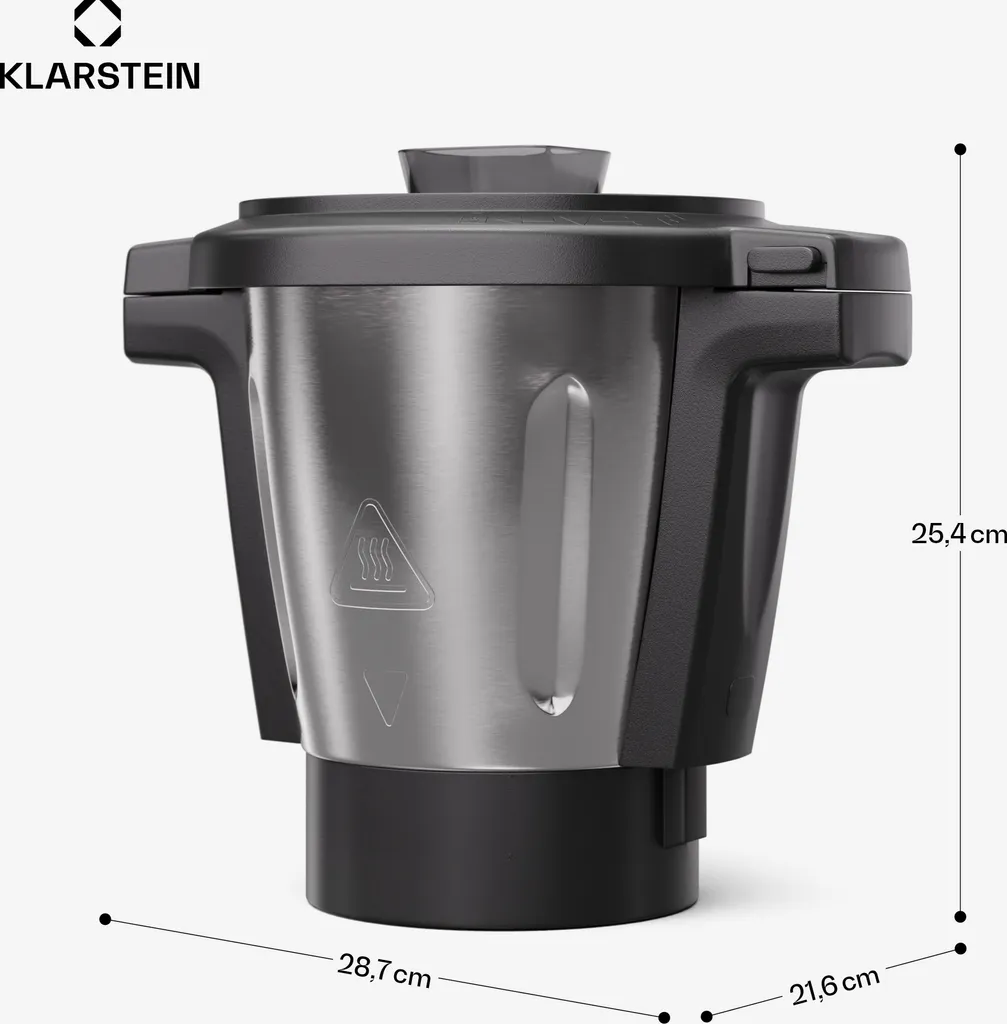 Récipient en Céramique Grande Taille 3,2 Litres pour Robot 1700W 4en1