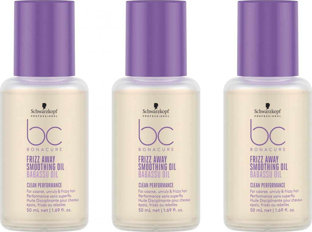 BC Bonacure Frizz Away Smoothing Oil 3x50 ml