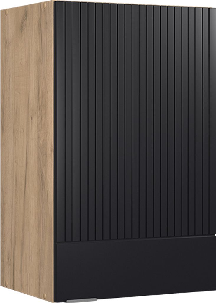 Hängeschrank Vicco Fame-Line Schwarz gestreift 45 cm, Model 50819
