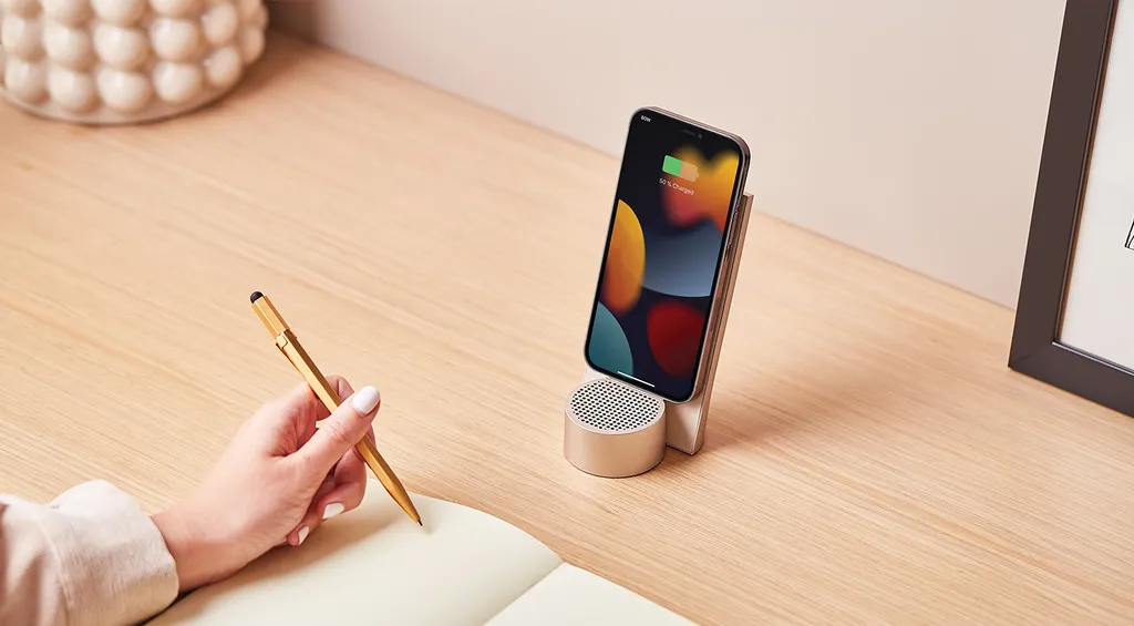 Support smartphone induction avec enceinte Bluetooth City Energy Pro - 9