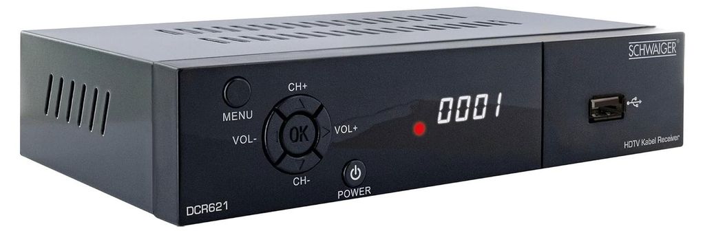 Schwaiger DCR621 DVB-C Kabel-Receiver (Full-HD) Produktbild 