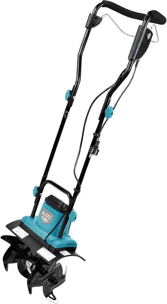 Könner & Söhnen KS 1000T E Elektro-Bodenhacke, Stake Metallfräsen 1000 W, 230 V