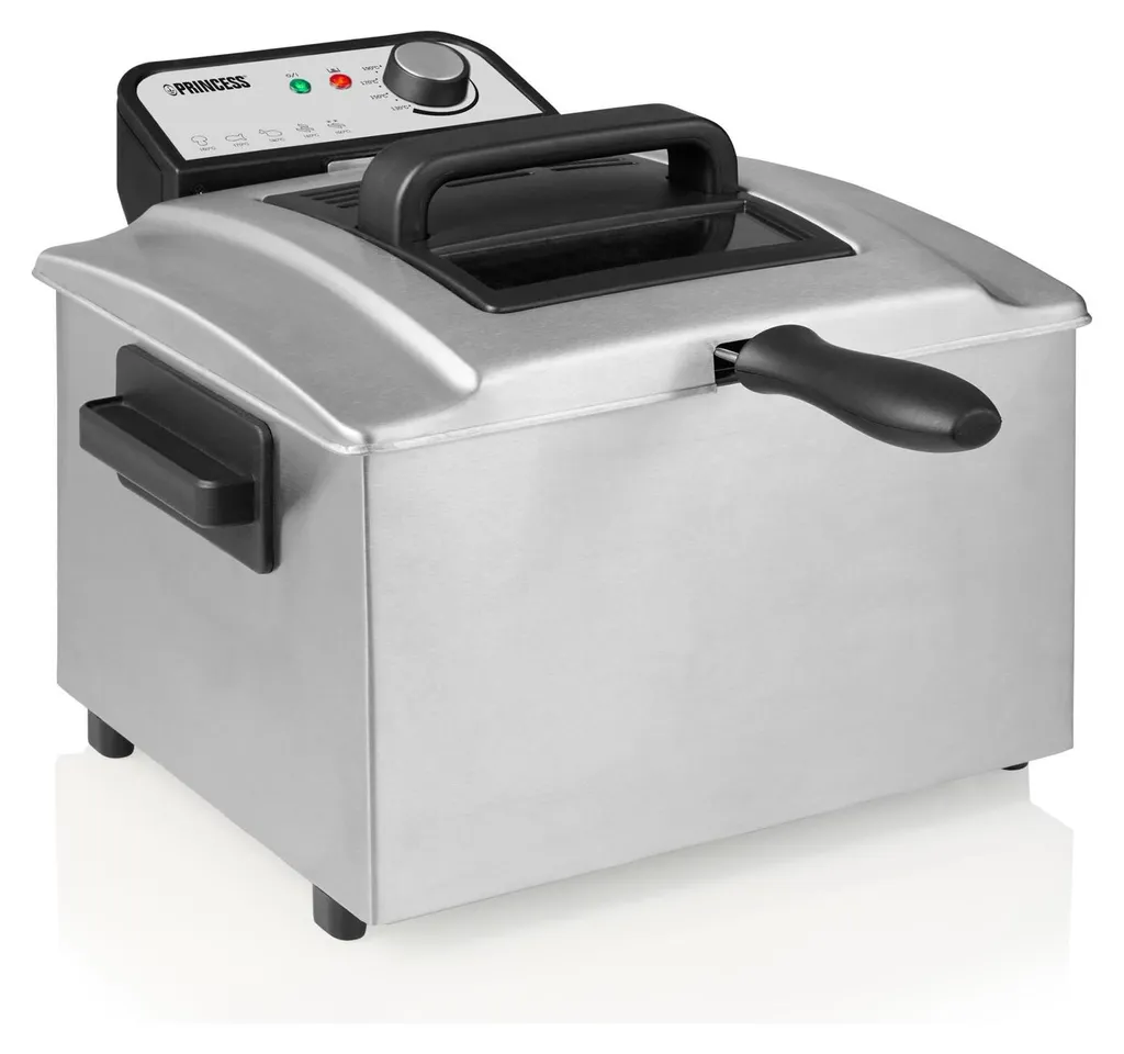 Friteuse Familiale 5L Inox pour Repas Conviviaux et Cuisson Ultra Rapide