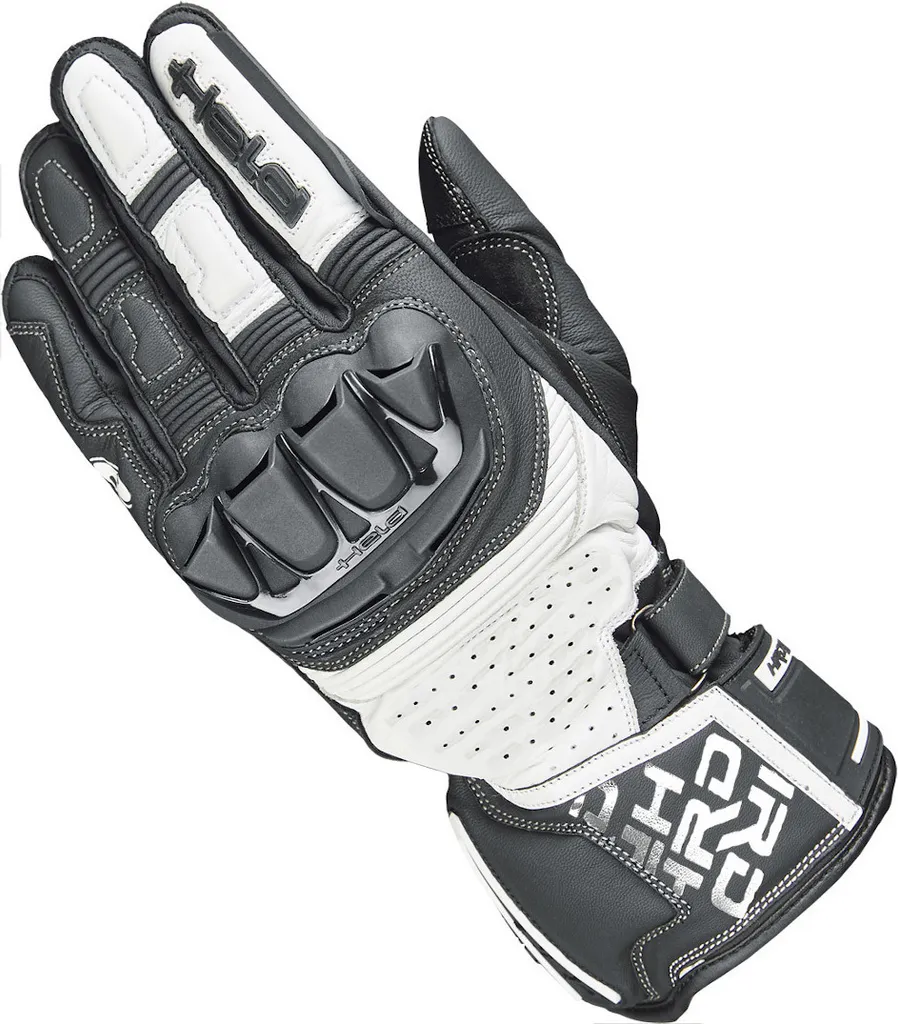 Gants moto Held Revel 3.0 noir et blanc taille 8 sport performance