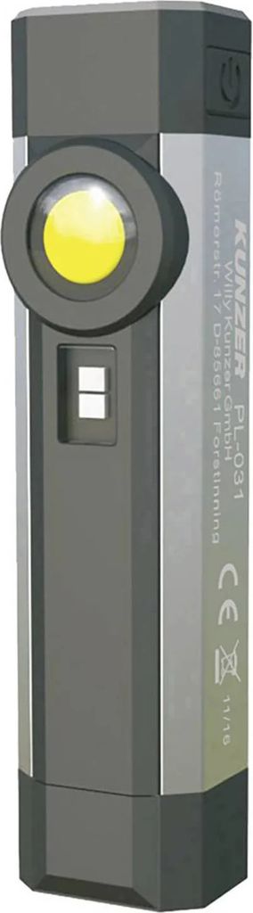 Kunzer PL-031 LED monocolore Lampada da lavoro a batteria ricaricabile