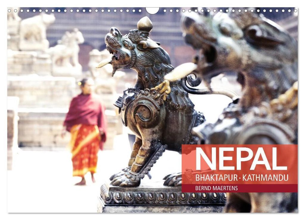 NEPAL Bhaktapur Kathmandu (Wandkalender 2027 DIN A3 quer), CALVENDO Monatskalender