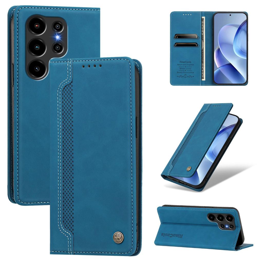 Handyhülle für Blackview Wave 10C, Leder Wallet Klapphülle Produktbild 