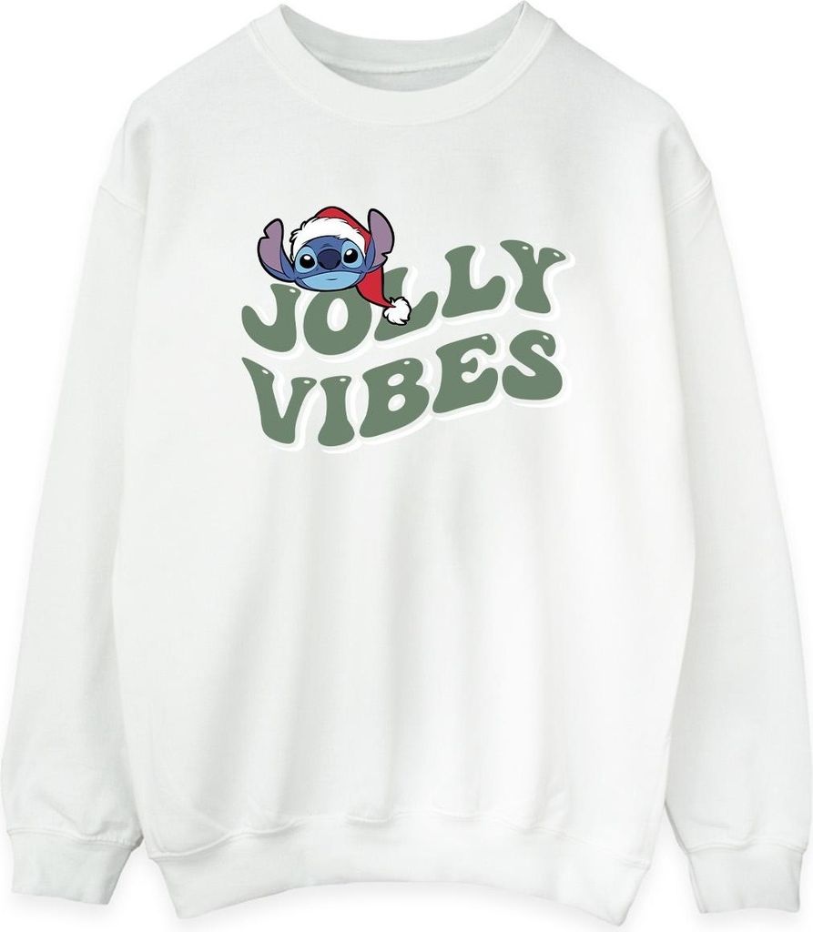 Disney - "Jolly Chilling Vibes" Sweatshirt für Damen BI23158 (5XL) (Weiß)