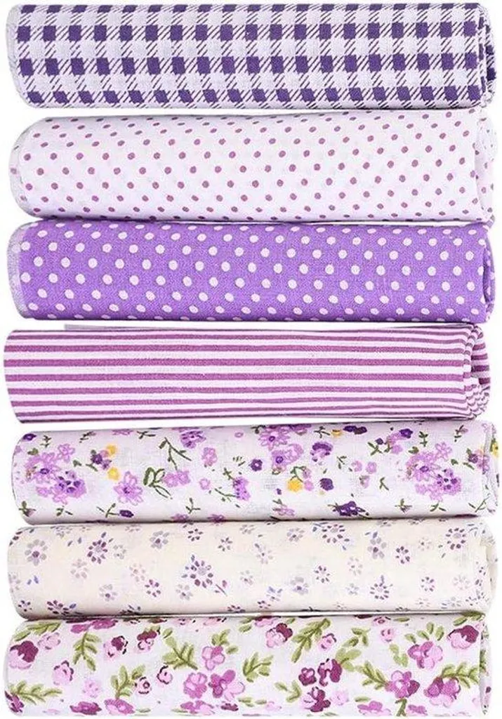 Tissu en coton pour couture créative 50x50 cm, spécial patchwork et sacs