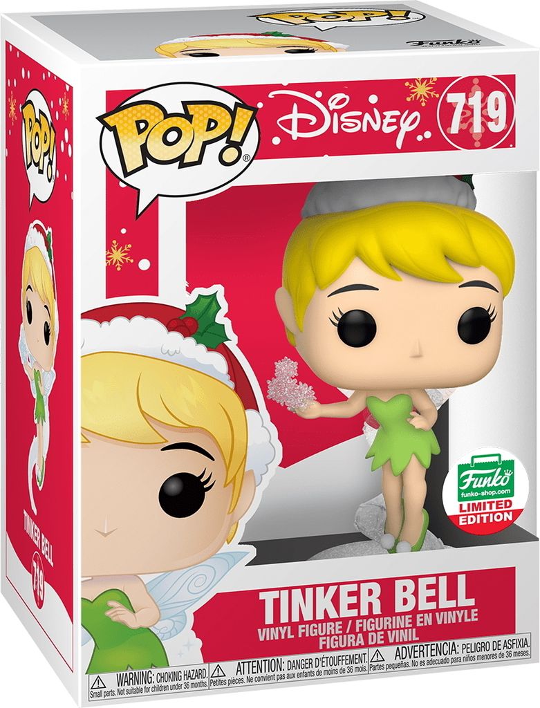 Disney (Peter Pan) - Tinker Bell (Christmas) 719 Shop Limited Edition - Funko Pop! - Vinyl Figur