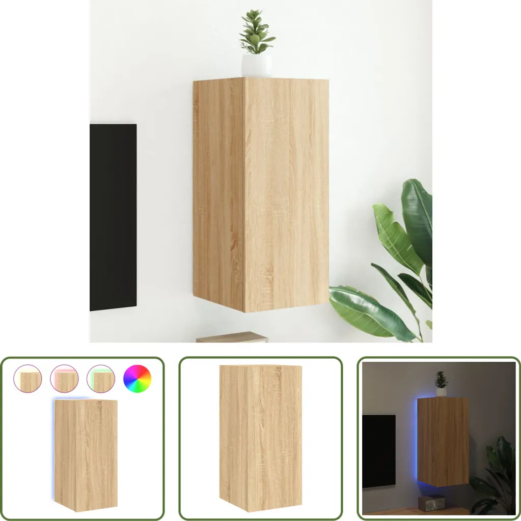 Supporto TV LED Rovere Sonoma - Crea il tuo Cinema in Casa a Parete