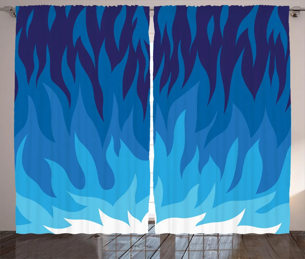 Tende Universali ABAKUHAUS 280x245 cm Blu Violetto con Ganci