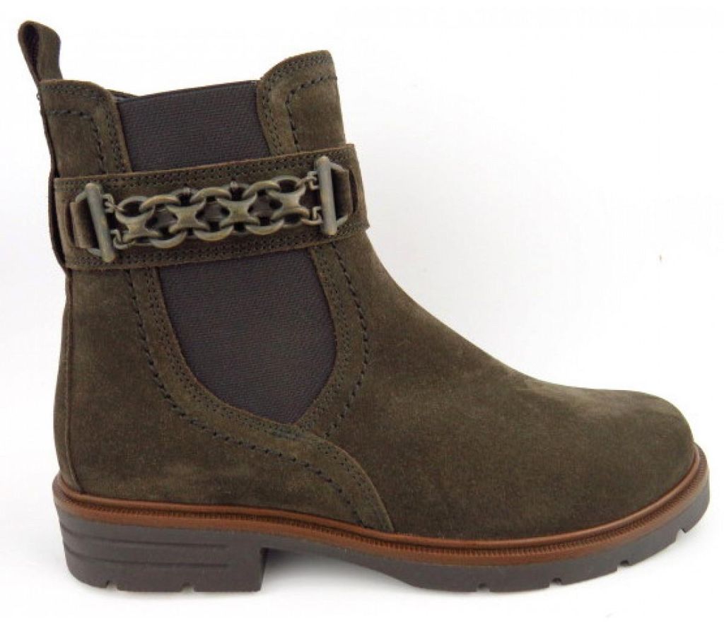 Gabor Velour Stiefelette Braun in Gr. 38.5 Produktbild 