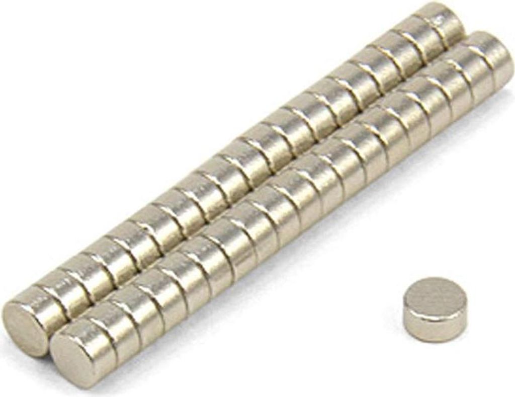 Samarium Kobalt Magnet 4mm x 2mm - Starke Anziehung - Packung mit 20