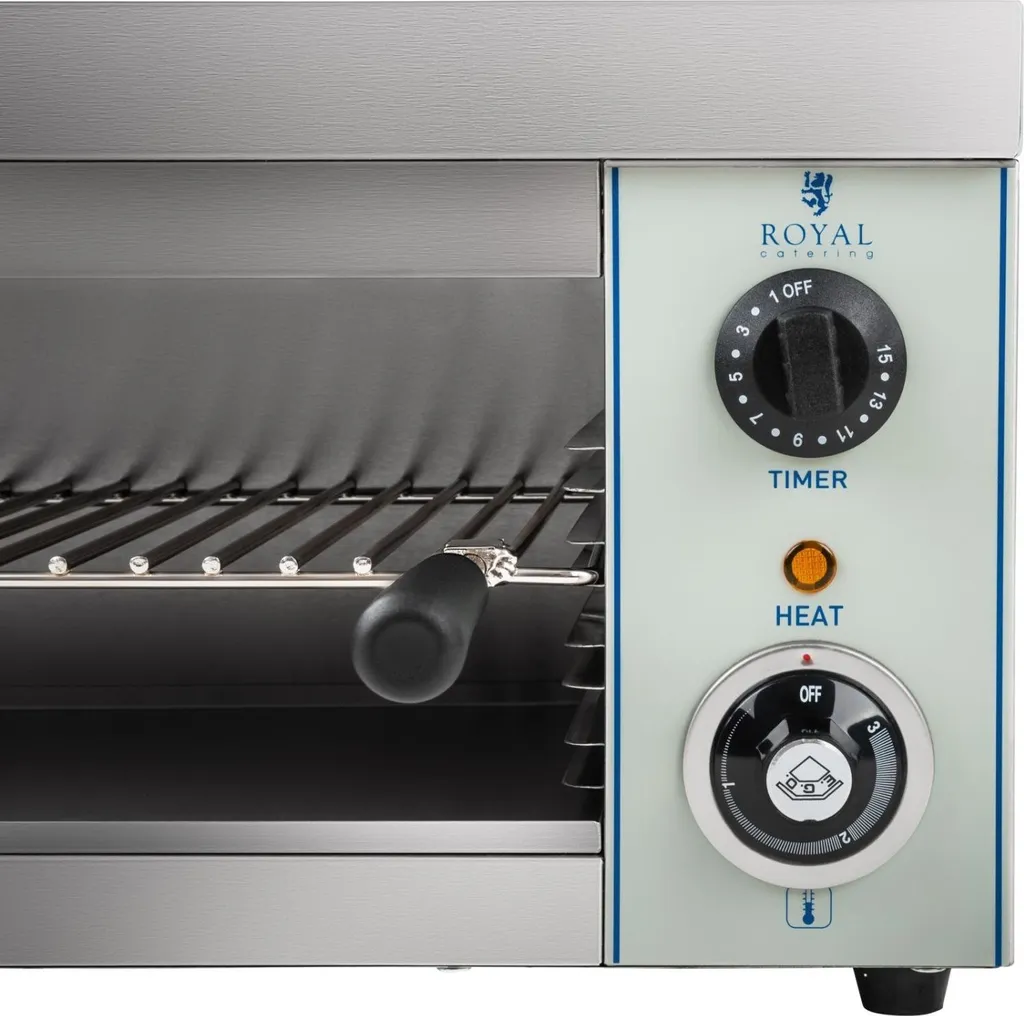 Salamandre Inox 2000W avec thermostat réglable - Cuisson rapide et précise - 9
