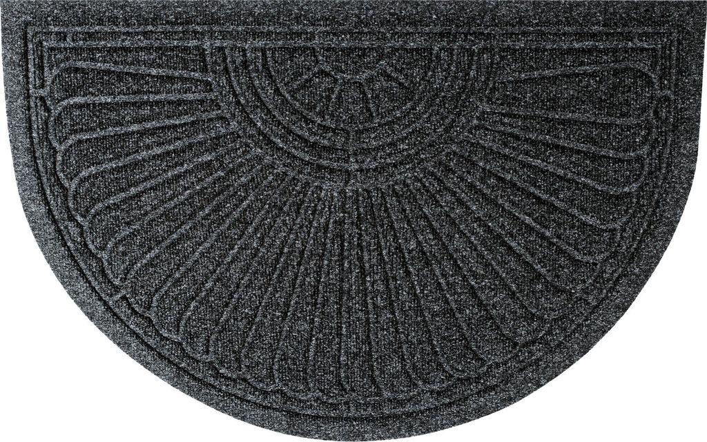 wash+dry Fußmatte DUNE Halfmoon" anthrazit 55x85 cm" Produktbild 