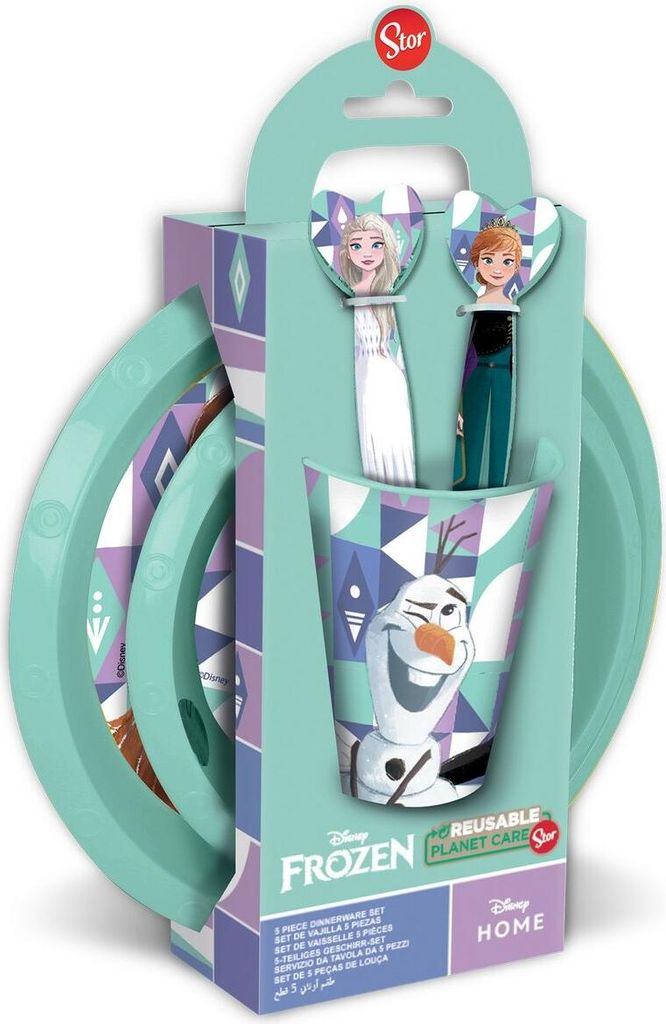 Frozen Kindergeschirr-Set CZ11310 Kunststoff (5 Teile)