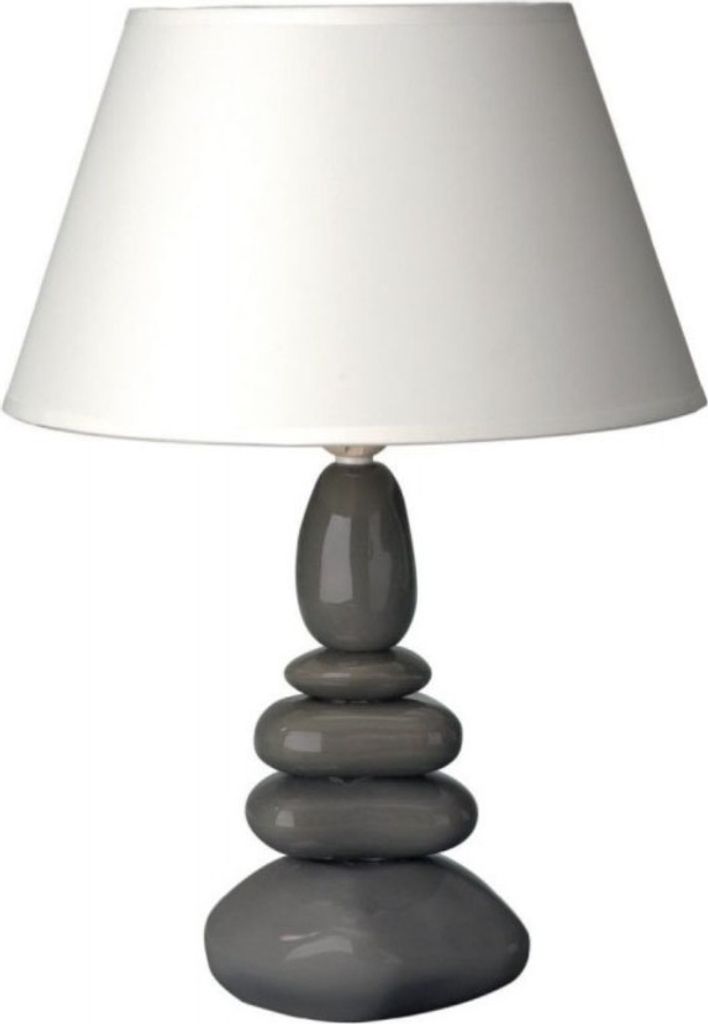 Keramiktischleuchte Bernstein Tischleuchte Rustikal E27