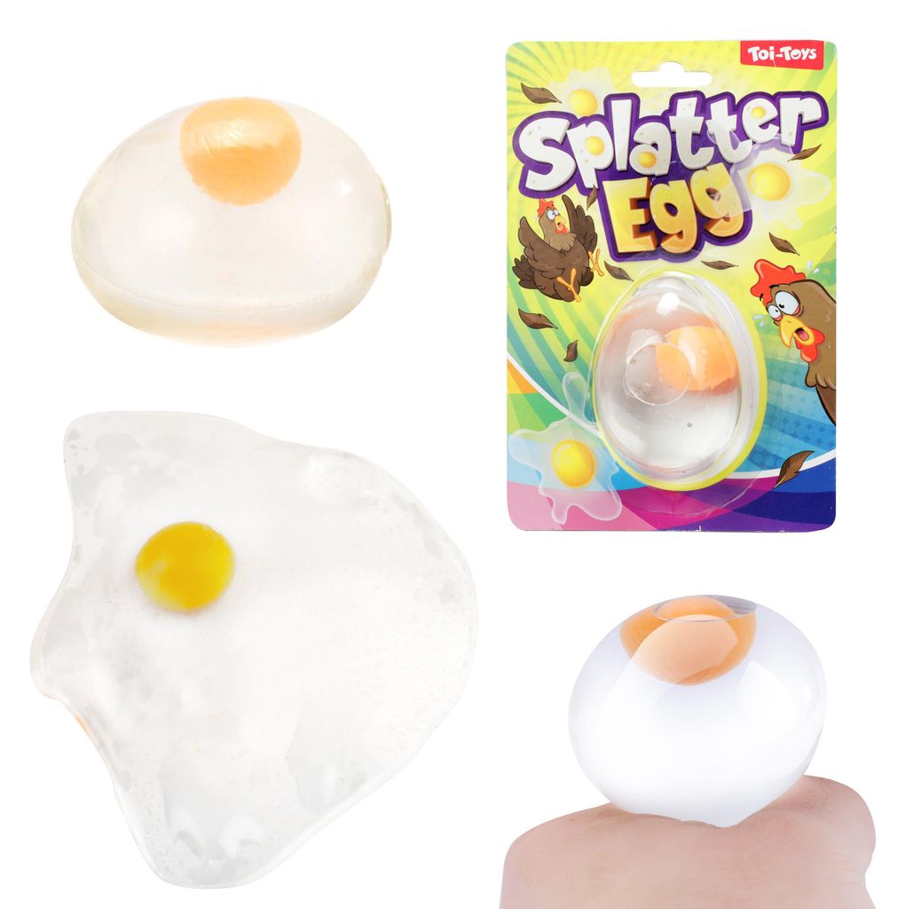 Toi-Toys 35247A - Anti-Stressball - Glibber Ei Splatter Egg Produktbild 