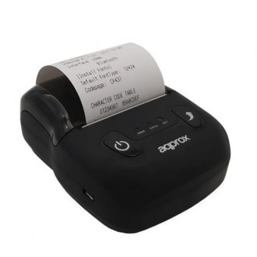 Stampante Biglietti AppPOS58PORTABLE+ Termica 58mm Bluetooth USB Nero