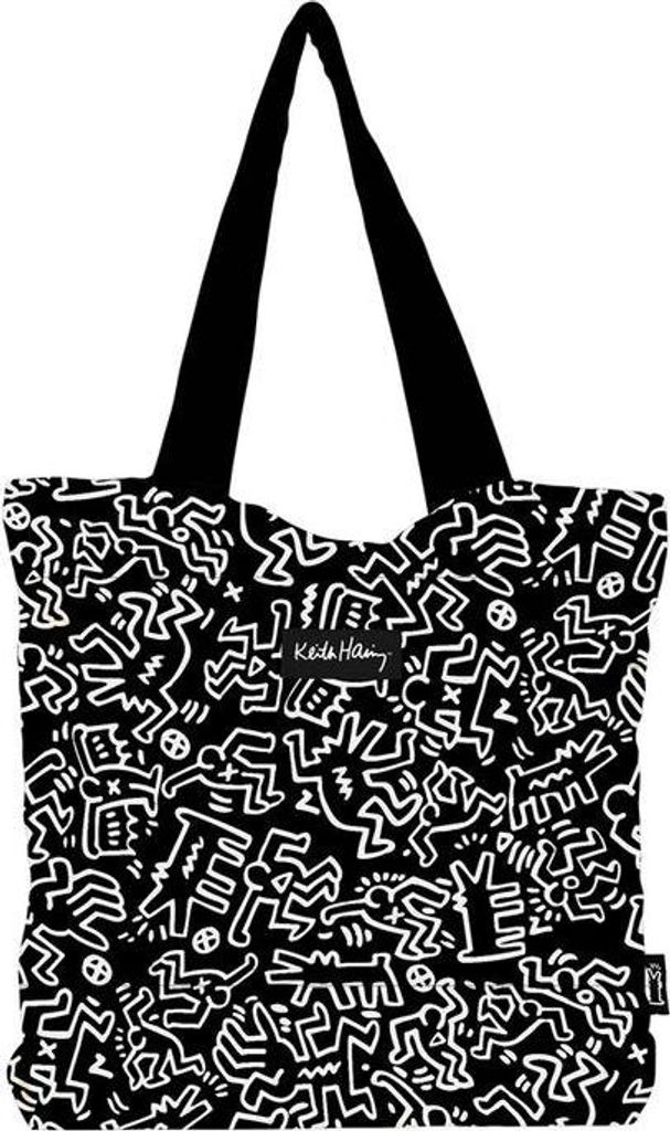 Erik Editores Keith Haring Cloth Bag Grey Grey One Size Obrázek produktu 