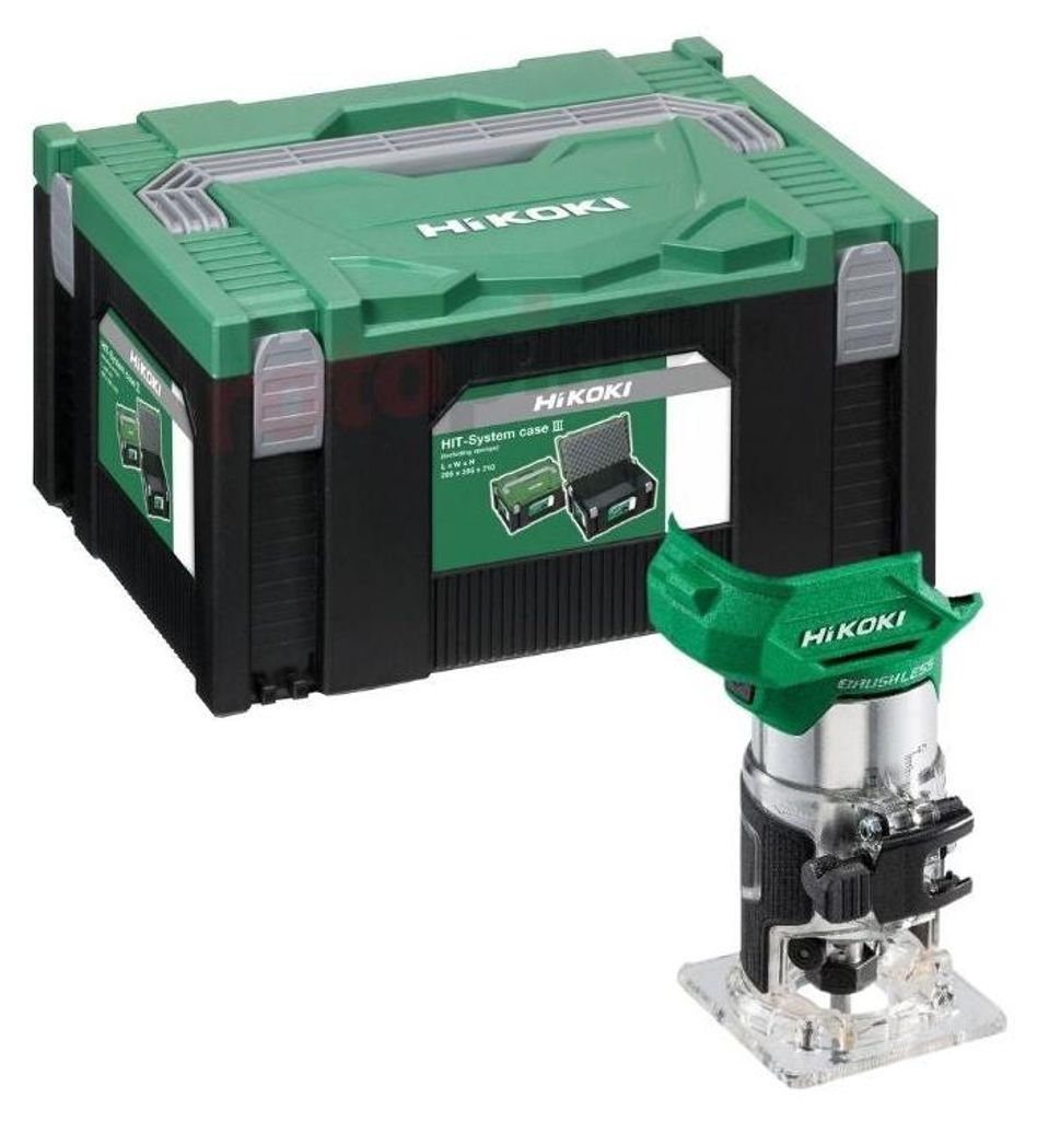 Affleureuse 18V HIKOKI M1808DAW2Z dans coffret HSC III Image du produit 