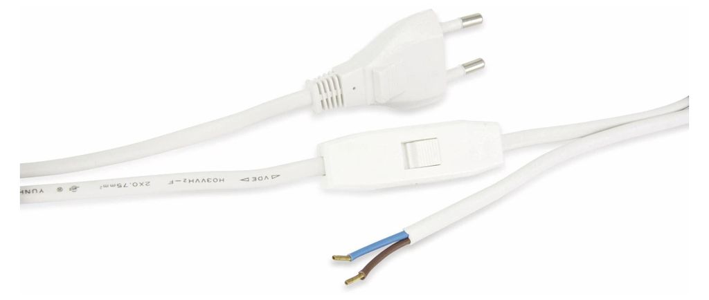 Goobay 51349, 1,5 m, Netzstecker Typ C, H03VVH2-F, 250 V Produktbild 