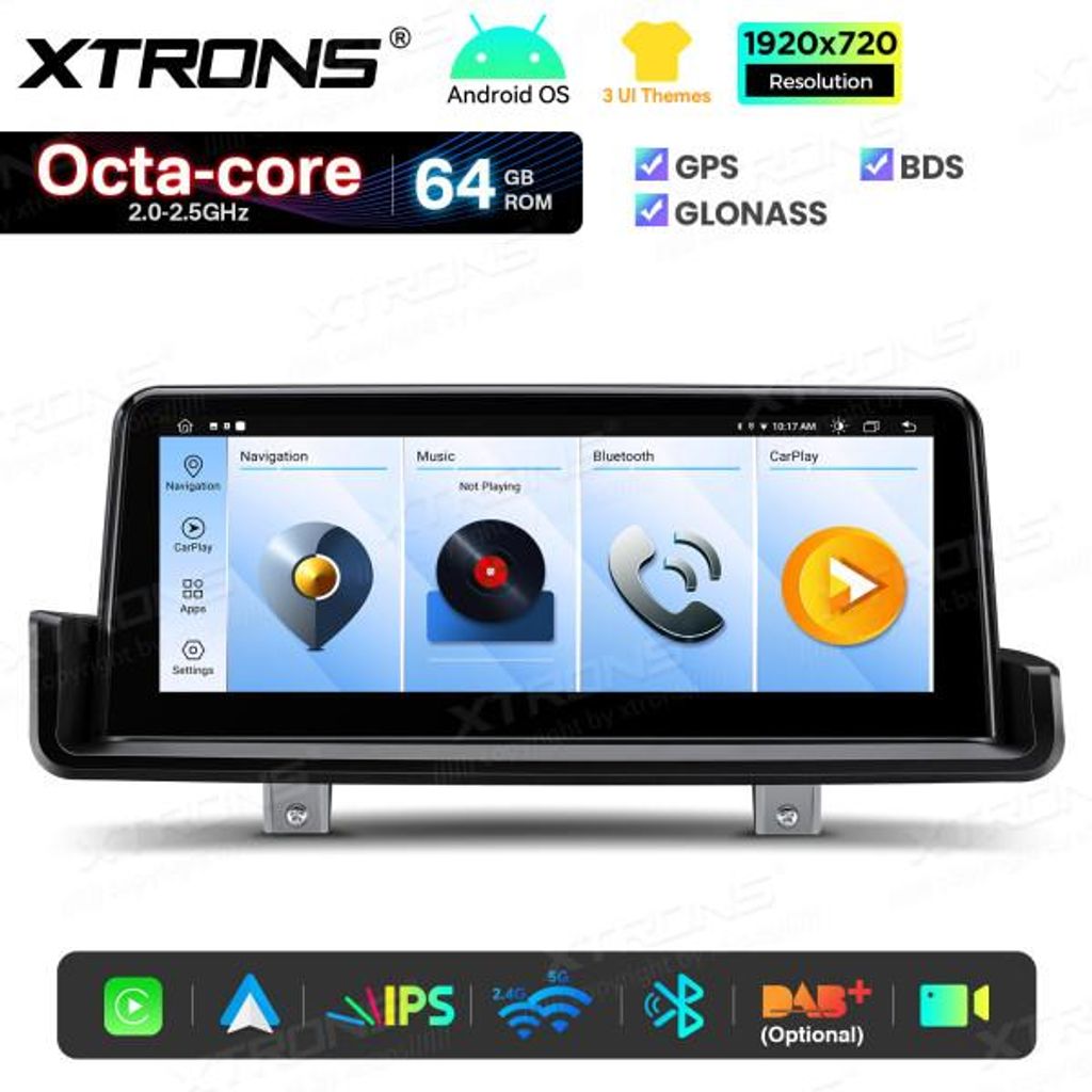 Android Autoradio Xtrons für BMW 3er E90/E91/E92/E93 4/64 Produktbild 