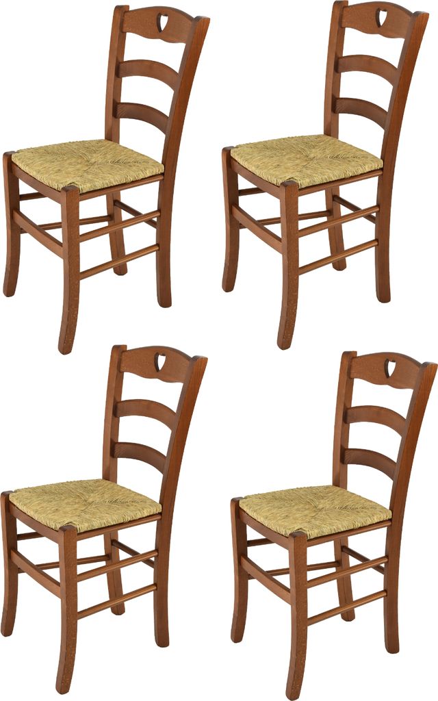 t m c s Tommychairs - Set de 4 chaises CUORE pour la Image du produit 