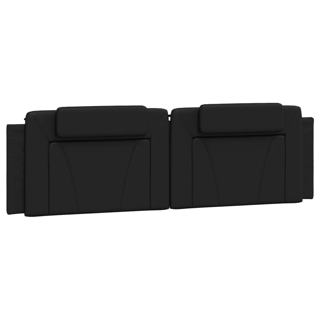 Offerta SYFAX™ Viana Cuscino Testiera Nero 180cm | Look Pelle Premium