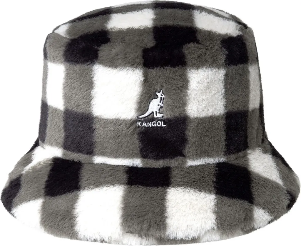 Chapeau Kangol d'Hiver Chaud - Bob Peluche pour Sorties et Ski Chic