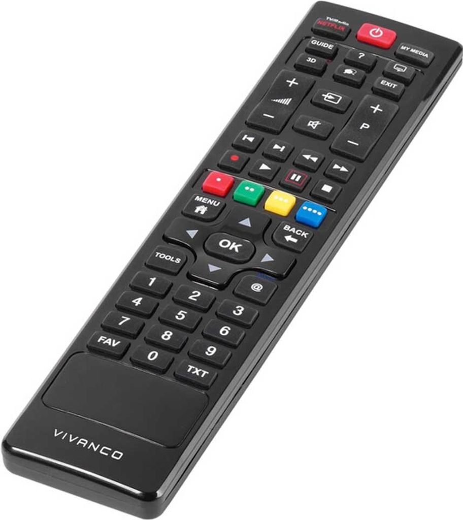 ViVanco™RR 230, TV, IR Wireless, Drucktasten, Schwarz Produktbild 