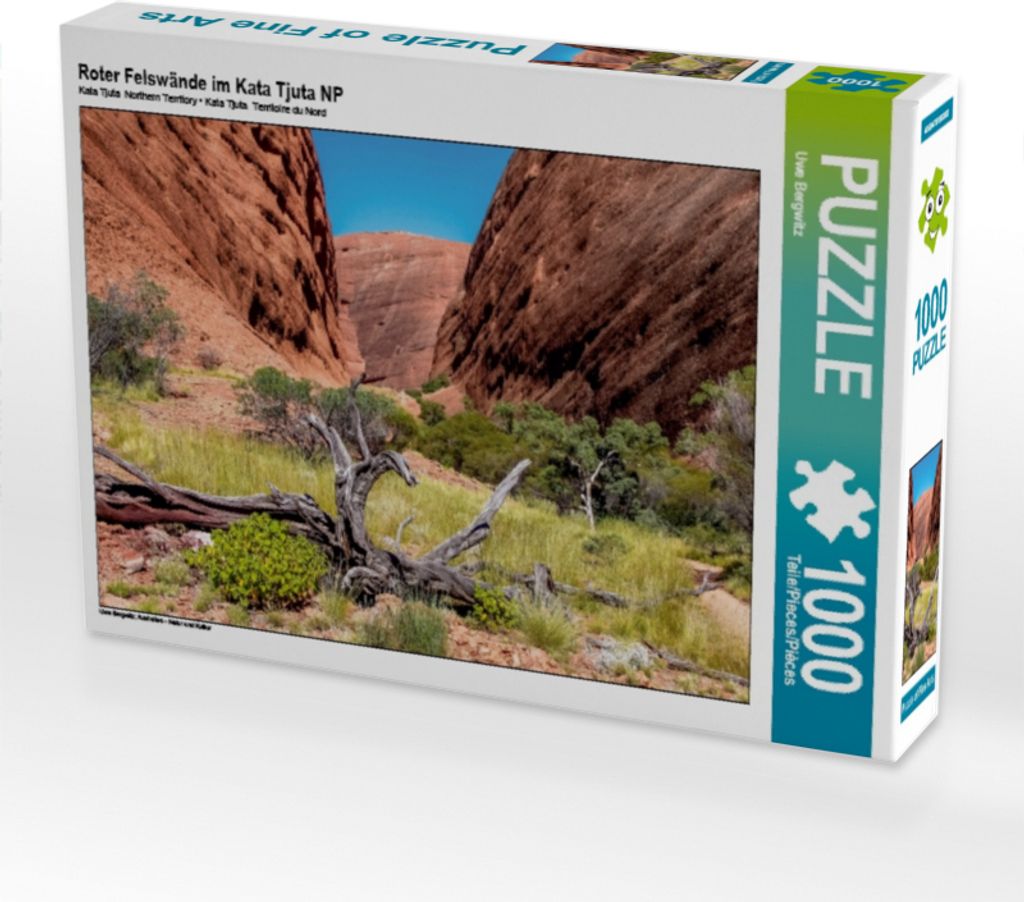 Calvendo Roter Felswände im Kata Tjuta NP 1000 Teile Puzzle Produktbild 