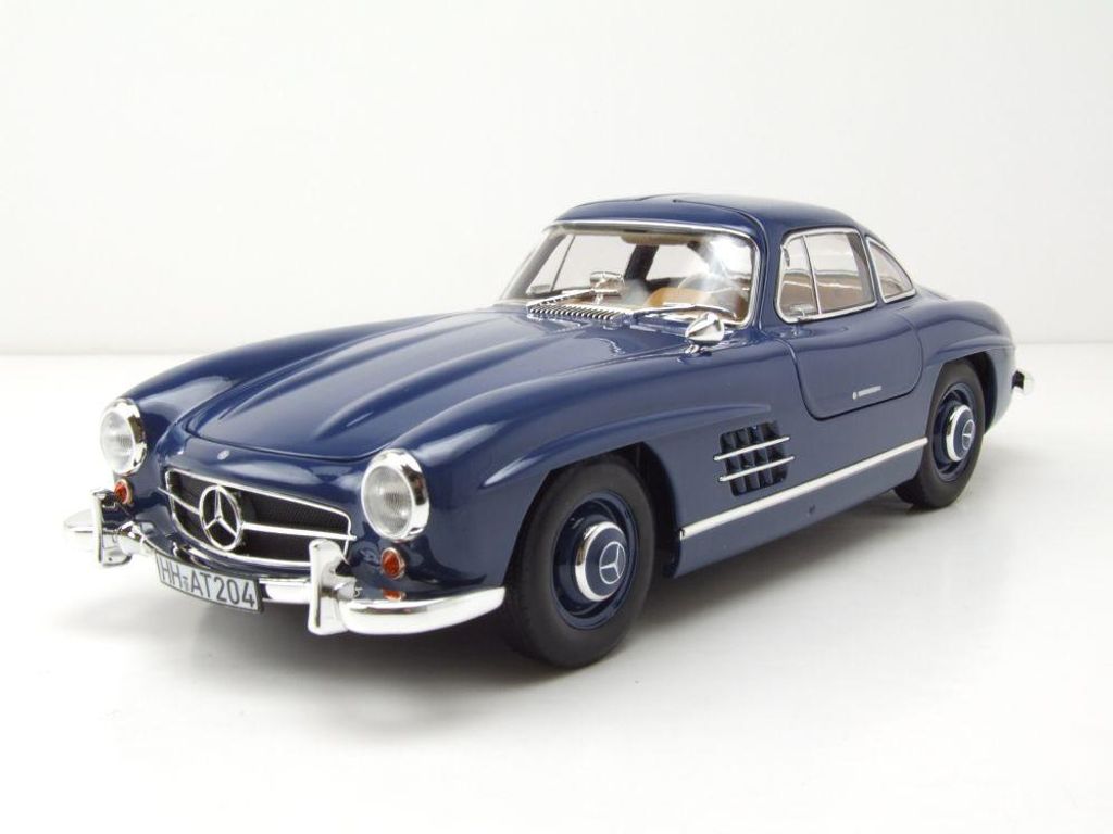Norev 183852 Mercedes 300 SL Flügeltürer W198 1954 blau 1:18