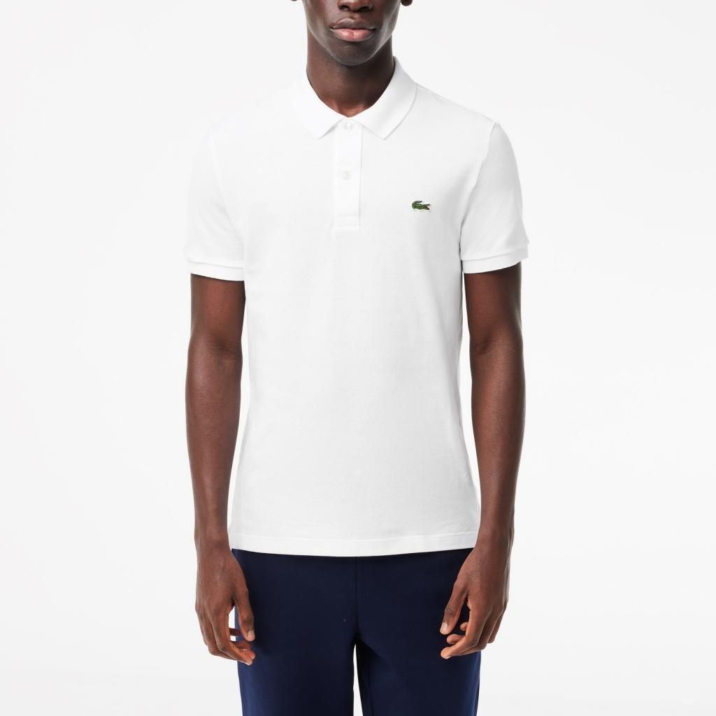 Lacoste L1212 Short Sleeved Ribbed Collar S Couleur Blanc Image du produit 