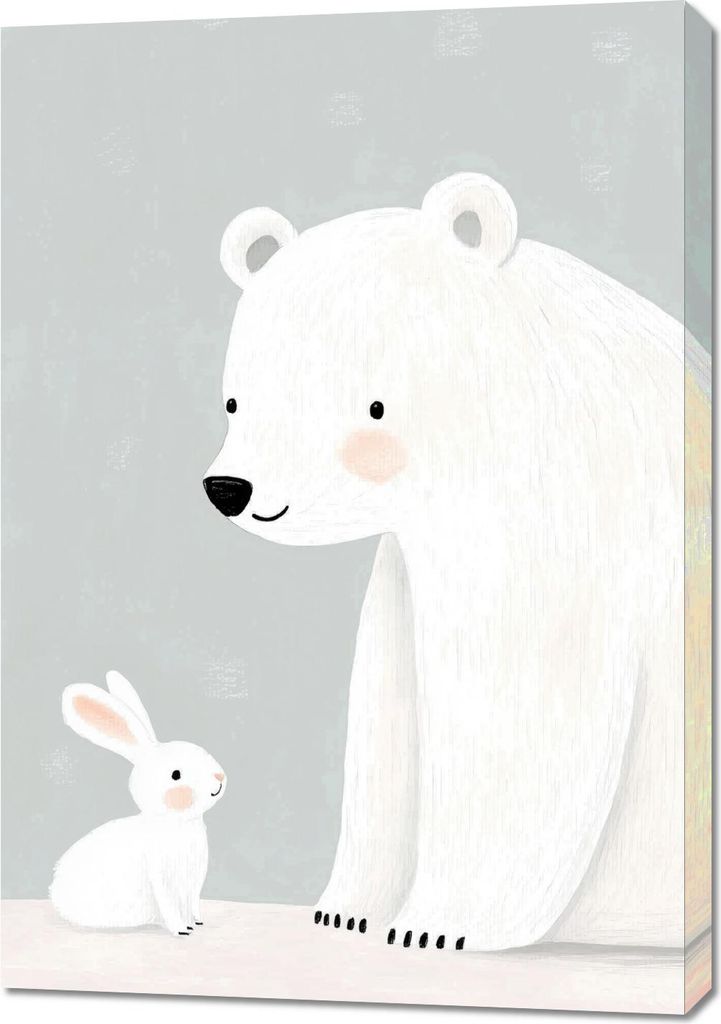 Bild 70x100cm Muster für Kinder, Mädchen und Jungen - Misiole