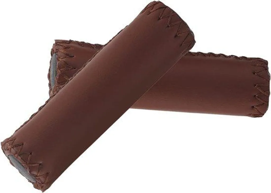 Poignées de guidon de vélo rétro en similicuir pour cyclisme