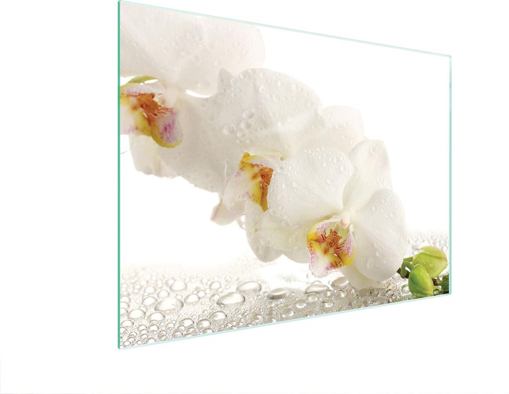 Glasschneidebrett 40x30 Orchidee